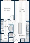 Aura Thirty2 Apartments A3.1 Floor Plan